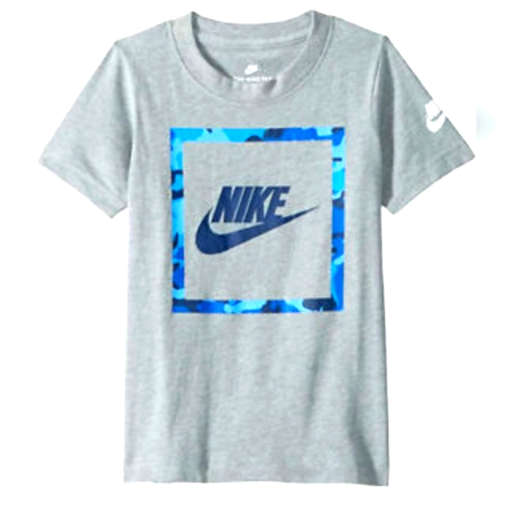 NIKE toddler Futura Camo Short Sleeve T-Shirt Size 2T Dark Grey Heather - NEW!
